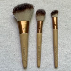 Eco Tools 3pc Travel Size Brush Bundle EUC
